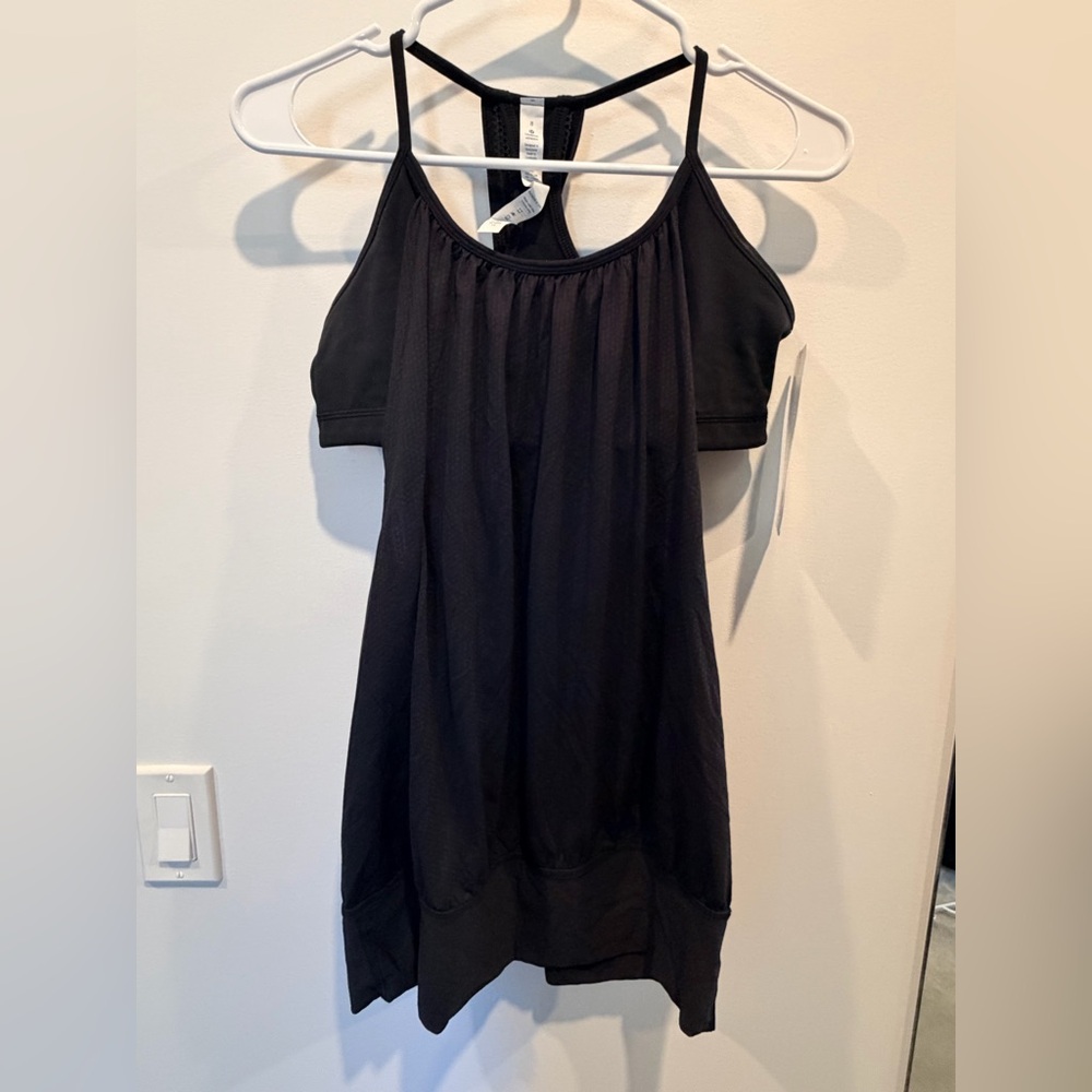 Lululemon No Limits Black built in Bra tank top